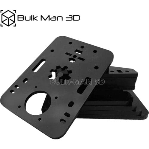 High Gloss Smooth DIY ACRO Acrylic Plate Set Black Color for ACRO System cnc machine parts lathe