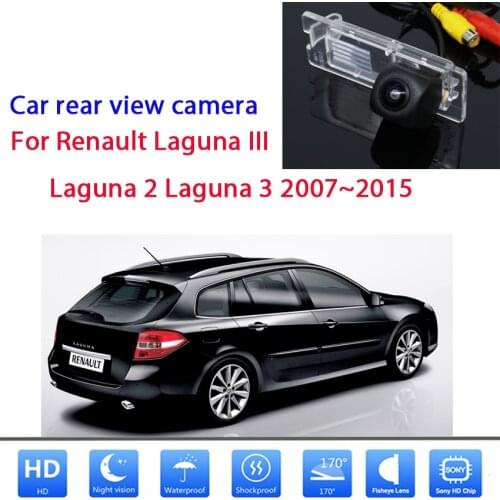 Rear view Camera For Renault Laguna III Laguna 2 Laguna 3 2007~2015 CCD Full HD high quality RCA Reverse Parking Camera