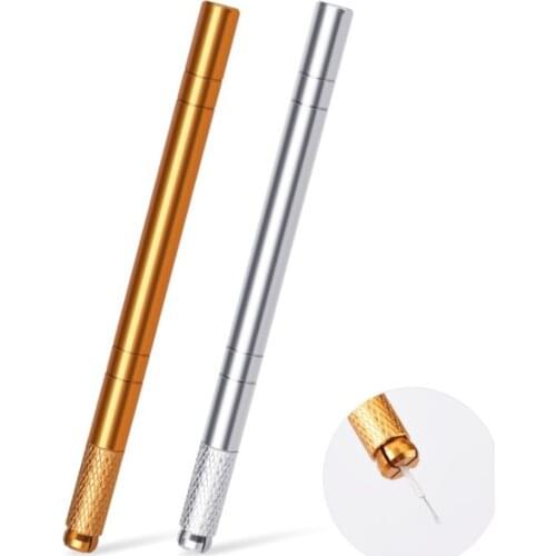 New Microblading Tattoo Machine Tools Tattoo Permanent Tattoo Eyebrow Makeup Manual Pen Handle Eyelash Mini Manual Tools Art