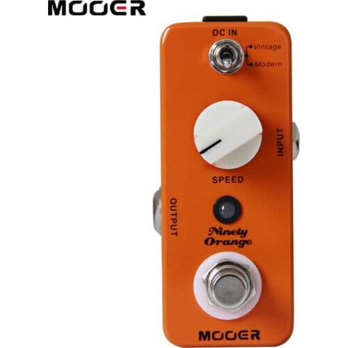 Mooer Ninety Orange Phaser Pedal Guitar Effects Full Analog Circuit Vintage/Modern Modes True Bypass Guitar Accessories