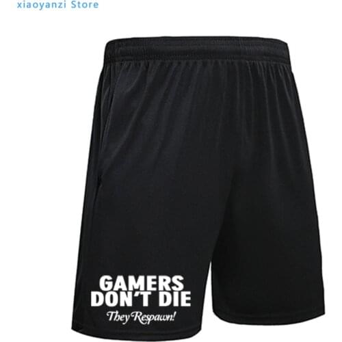 Gift for gamers funny men 2021 sports shorts summer casual gaming fitness running pants mens adult brand sweatpants ou-39-355