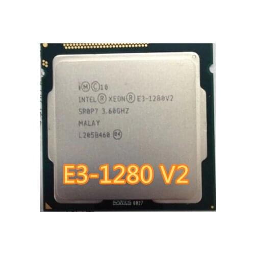 Intel Xeon Processor E3-1280 v2 E3 1280 v2 e3-1280 V2 8M Cache, 3.6 GHz Quad-Core Processor LGA1155 Desktop CPU