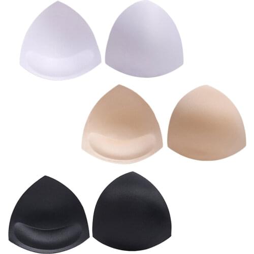 1 Pair Bra Pads Women Sponge Foam Bra Pads Swimsuit Padding Inserts Chest Pad Chest Sticker