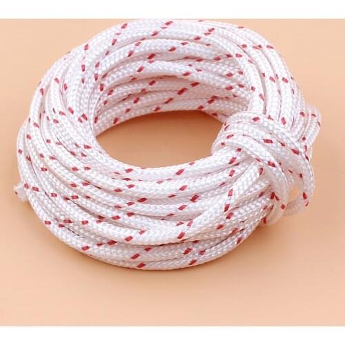 Chainsaw Pull Starter Cord Rope 100% Nylon 3MM x 5Meter Fit Stihl Husqvarna JCB Mountfield Westwood Strimmer Mower Blower Cutter