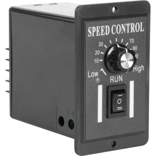 CCM2US 10-60V DC 6A Motor Speed Governor Slow Down Motor Controller Positive Negative Rotating Control Switch