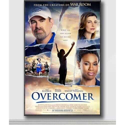 NJ041 Overcomer Movie Silk Posters and Prints wall art Art Poster Home Decor