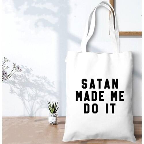 Way Maker Miracle Worker My God Women Shopping Tote Bag White Canvas Bags Travel Female Shopper Totes Fashion Eco Reusable Bags