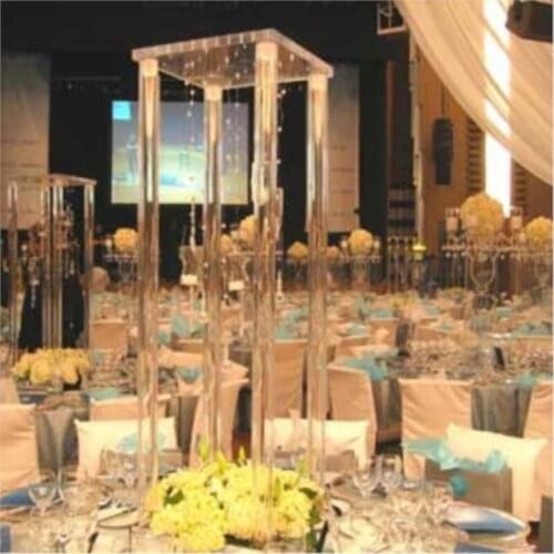 Wedding acrylic crystal Table Centerpiece Flower Stand Table decoration 10pcs/lot