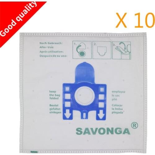 10pcs High quality For Miele FJM dust bag For MIELE FJM GN Type Vacuum Cleaner Hoover DUST BAGS & FILTERS CAT DOG Size 270*270MM