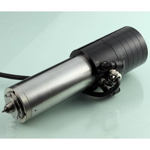 1.5kw 2HP 10000-60000rpm ball bearing CNC High Speed spindle ATC 6mm collet AC200V for precision engraving