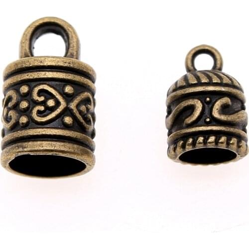 10pcs Tassel Cap DIY Jewelry Findings For Jewelry Making Accessories Antique Bronze Plated Tassel Cap Charms