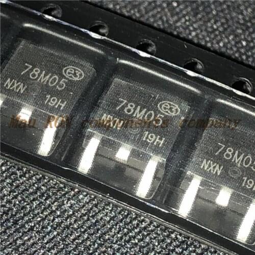 10PCS/LOT L78M05CDT L78M05 TO-252 TO252 78M05 POSITIVE VOLTAGE REGULATORS New original In Stock