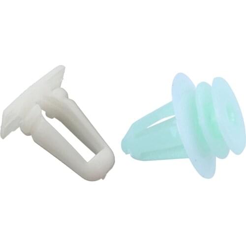 10X Interior Door Panel Card Trim Fastener Retainer Clips for Skoda with 30X Door Sill Trim Fastener Clips for BMW