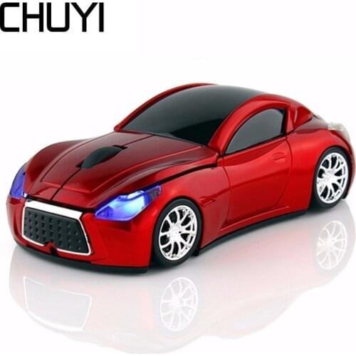 2.4G Wireless Car Mouse Infiniti Sports Car Designed Mause Ergonomic Creative USB Optical 3D Mini Mice Gamer For PC Laptop Gift