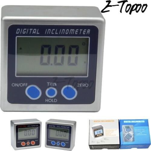 360degree Digital Inclinometer High accuracy 0.05 degree Digital Protractor horizontal Bevel Box angle ruler