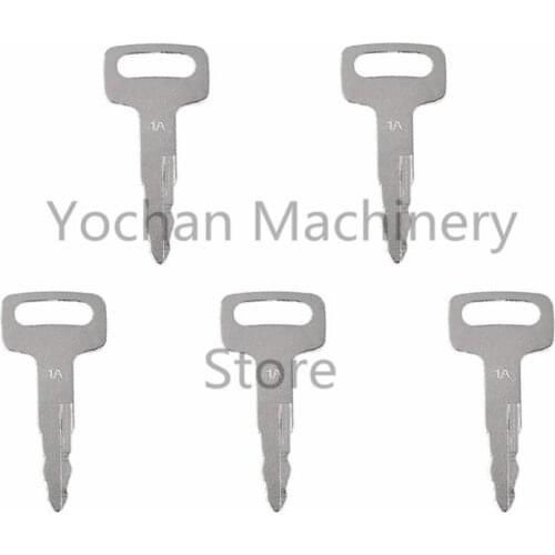 5 PCS 1A Key For Nissan ( Later Model ) Forklift Fork Lift Truck Equipment Start Ignition Switch G3 KEY00-GB01A