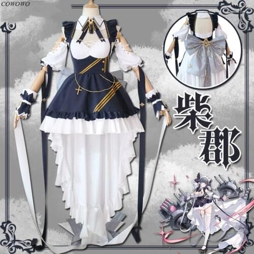 Anime! Azur Lane Cheshire Maid Dress Lovely Sexy Uniform Cosplay Costume Halloween Party Suit For Women 2020 NEW Free Shipping