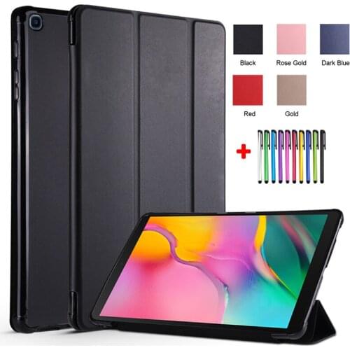 Coque For Samsung Tab A 10.1 2019 Cover SM-T515 SM-T510 Tablet PU Leather Soft Funda For Galaxy Tab A 10 1 Case 2019 T510 T515