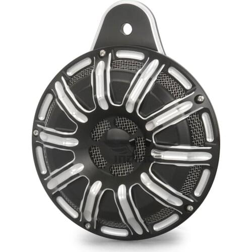 Black touring Gauge Horn Cover kits big twin road glide fltr electra glide flht road king flhr FLHX 91-20