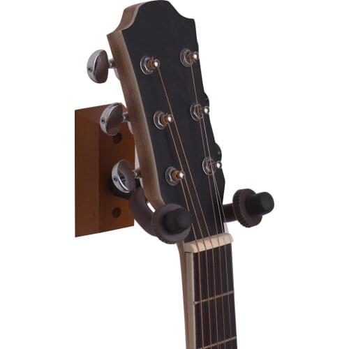 Wooden Acoustic Guitar Hanger Wall Mount Guitar Holder Hook Keeper for Electric Guitars Bass Ukulele String Instrument