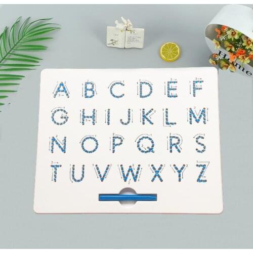 Kids Magnetic Drawing Board ABC Letters Learning Education Erasable Doodle Plate Enhance childrens understanding