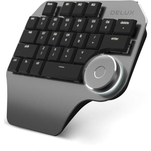 Designer Keyboard Artist Edit Fingerboard Support Surface Dial&Customizable Shortcut Keys For Game/Pen Tablet Display/Photoshop