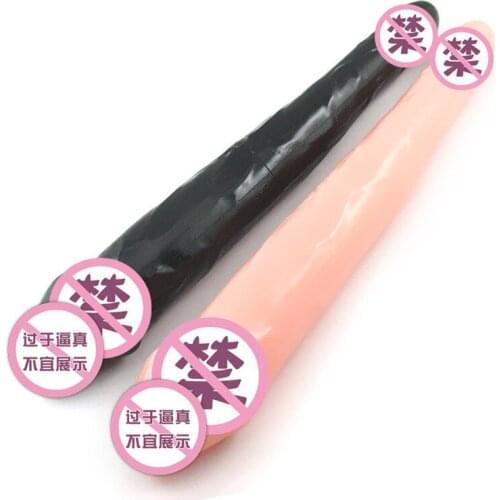 Dildo Adult Toy for Women Anal Toys Men Large Penis 40 CM Double Headed Giant Realistic Dildo for Anal 2 Color Silicone Sexy Toy