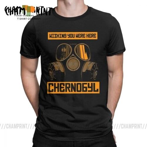 Nuclear Chernobyl Exclusion Zone Men T Shirt Ivankiv Raion Kiev Oblast Clothes Ukraine Disaster Tees New Design T-Shirts