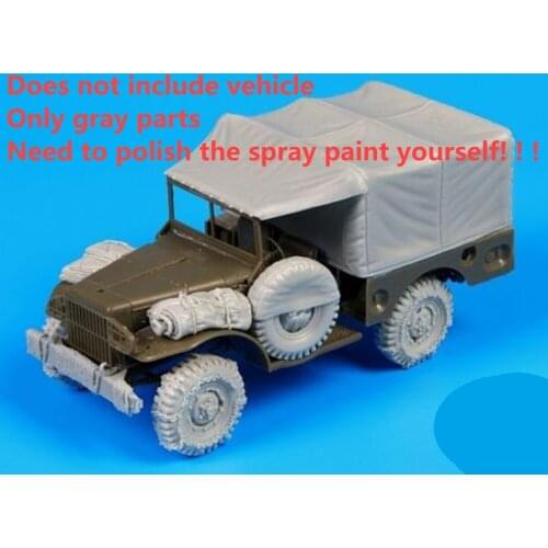 1:35 scale resin die-casting of armored vehicle parts modification does not include unpainted car model 35991