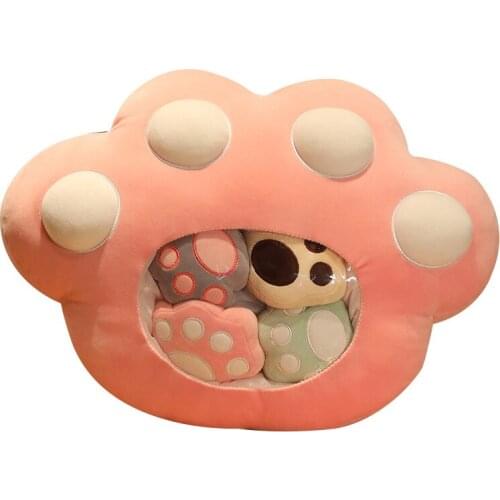 Cartoon doll plush toy big toy childrens parent-child companion toy set height 40cm