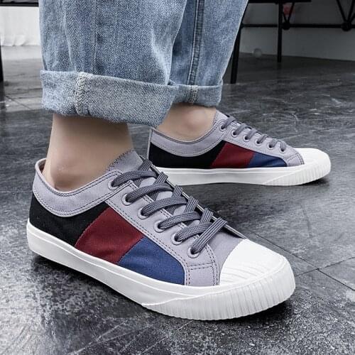 New Cheapest Casual Shoes Men Autumn Spring Casual Shoes Mens Canvas Shoes For Men Lace-Up Flat Loafers Shoes 2020