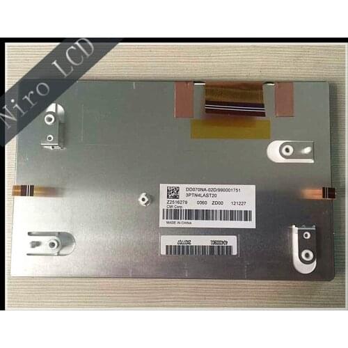 Niro DHL Shipping Brand New Original 7.0" LCD Display DD070NA / DD070NA-02D LCD Screen Panel For Car GPS Navigation Auto