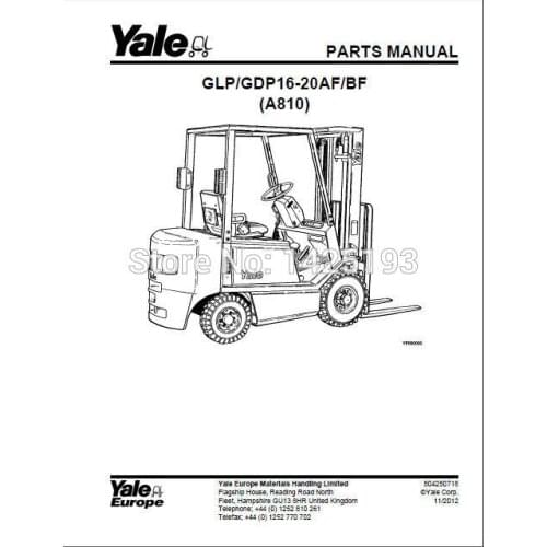 New Yale Spare Parts PDF 2017 for EURO