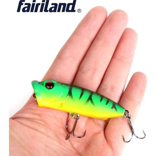 Popper Lure 11g/0.39oz 7cm/2.8in 5 color Zigzag Walking Popper Large Open Mouth Make More Water Splash Fresh Water Bass Lure
