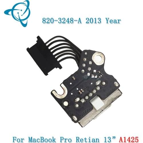 Shenyan New A1425 Power DC-IN Jack Board for MacBook Pro Retina 13.3" DC IN Jack 820-3248-A 2012-2013 Year