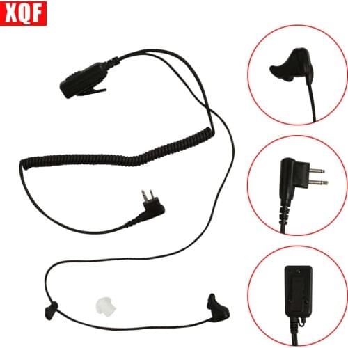 XQF Ear Bone Vibrate Noise-reducing Earpiece Compatible For Motorola GP88 300 2000 CT150 Walkie talkie two way radio