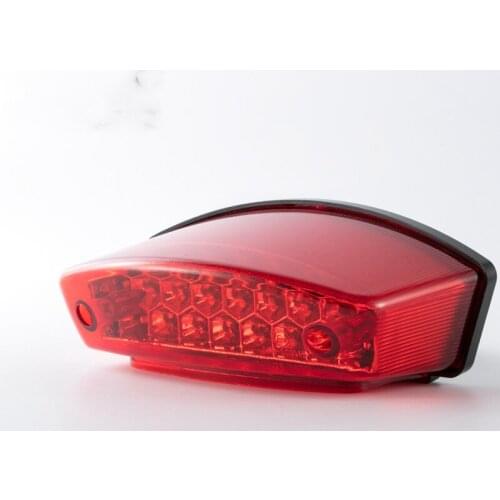 Motorcycle 21LED Rear Taillight 12V License Plate Brake Lamp For Harley Cafe Racer