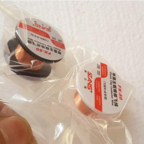 0.02 mm Non-insulated Insulated PCB Link Copper Wire for iPhone iPad Phone Motherboard Logic Board Fingerprint Sodering Point