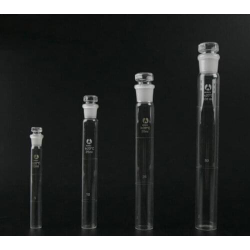 1PCS 10ml 25ml 50ml 100ml Glass Colorimetric tube with Glass Stopper