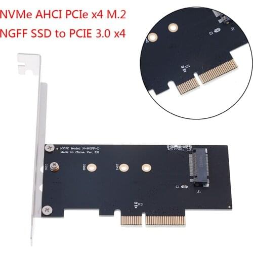 NVMe AHCI PCIe X4 M.2 NGFF SSD To PCIE 3.0 X4 Converter Adapter Card