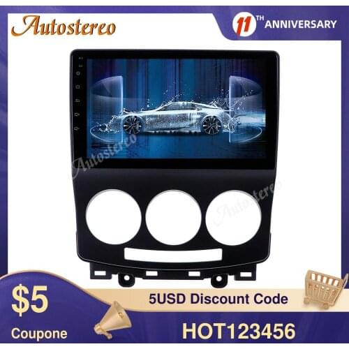 For Mazda 5 2006-2010 Android 10.0 64GB DSP Car No DVD Player GPS Navigation Car Multimedia Player Auto Radio Stereo Head Unit