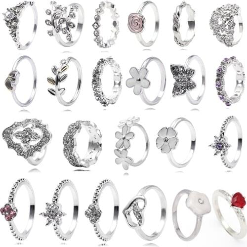 BAOPON Classic Golden Micro Pave Cubic Zirconia Princess Crown Fine Ring For Women Engagement Wedding Rings Female Jewelry