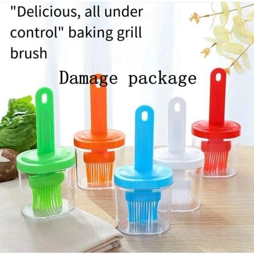 Barbecue Silicone Oil Brush Bottle High Temperature Resistant Honey Pastry Biscuit Chef with Handle Baking Kitchen Tool