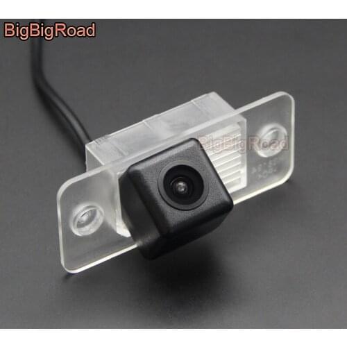 BigBigRoad Vehicle Wireless Rear View Parking CCD Camera HD Color Image For Volkswagen tiguan 2010 2011 2012 2013 2014 2015