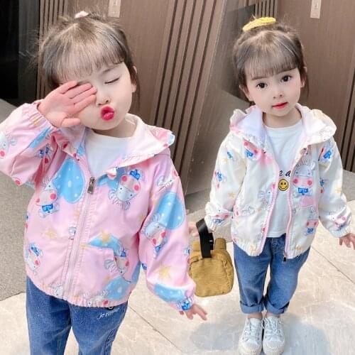 Girls Babys Kids Coat Jacket Outwear 2021 Lasted Spring Autumn Overcoat Top Sport Princess Toddler Childrens Clothing