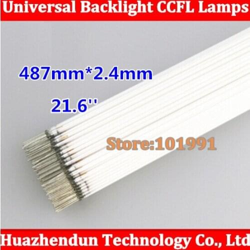 50pcs Free Shipping NEW 21.6inch lcd screen CCFL lamp backlight 487mmx2.4mm ccfl light High Quality 487mm ccfl tube