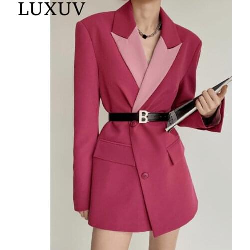 Женские классические пиджаки LUXUV China At AliExpress