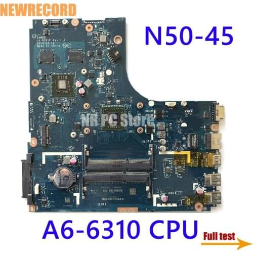 NEWRECORD ZAWBB LA-B291P Laptop Motherboard For Lenovo N50-45 DDR3 HD 8500M R4 Graphics A6-6310 CPU MAIN BOARD full test