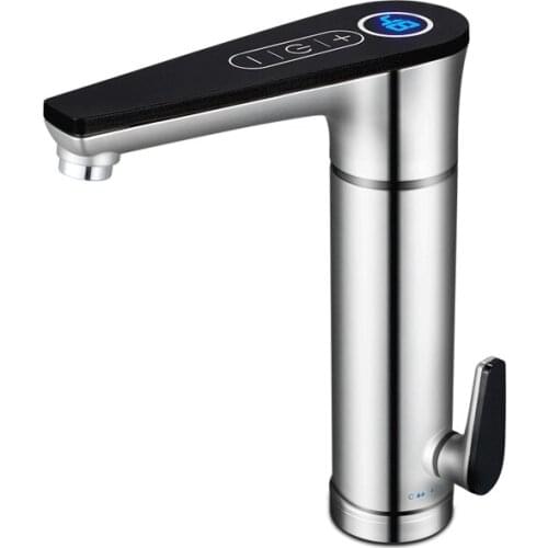 Zk20 Instant Electric Water Heater Faucet Kitchen Tankless Hot Heating Water Heating Tap with Temperature Display Touch Switch