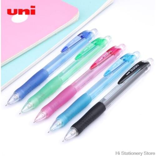Mitsubishi Uni-ball M5-100 mechanical pencil 0.5mm automatic pencil 0.5mm Japan Black/BlueGreen/Light Blue/Pink Colors